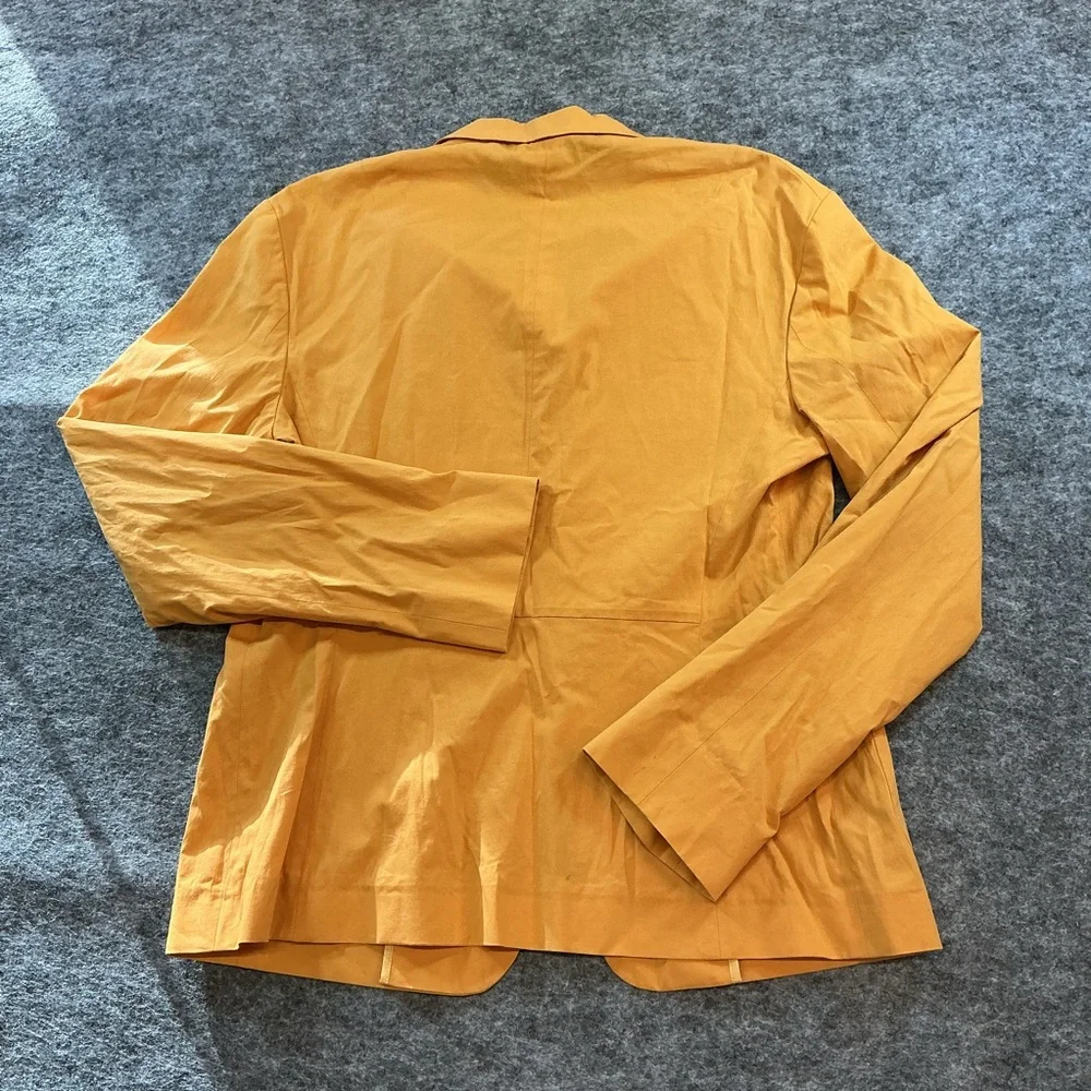 Jil Sander Ochre Yellow Lightweight Shirt Jacket Size 38 - Picture 5 of 5